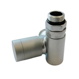 Клапан с ручной регулировкой Schlosser Combi Plus осевой левый GZ1/2x15mm Cu сатин