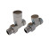 Комплект с ручной регулировкой Schlosser Elegant прямой GZ1/2x15mm Cu сталь