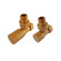 Комплект с ручной регулировкой Schlosser Elegant прямой GZ1/2x15mm Cu золото