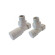 Комплект з ручним регулюванням Schlosser Elegant кутовий GZ1/2x15mm Cu білий