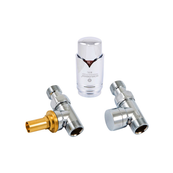Комплект Schlosser Elegant RTL прямой GZ1/2xGW1/2 хром