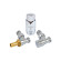 Комплект Schlosser Elegant RTL угловой GZ1/2 x 16x2mm PEX хром