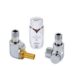 Комплект Schlosser RTL LUX осьовий лівий GZ1/2x15mm Cu хром