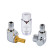 Комплект Schlosser RTL LUX осевой левый GZ1/2x15mm Cu хром