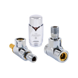 Комплект Schlosser RTL LUX угловой GZ1/2x15mm Cu хром