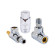 Комплект Schlosser RTL LUX угловой GZ1/2 x 16x2mm PEX хром