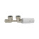 Комплект термостатический Schlosser Duo-Plex Mini Invest GW 3/4 x M22x1,5 прямой, 2 шт ниппеля, Technoline