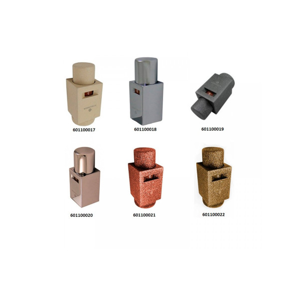 Термостатическая головка Schlosser MINI Square M30x1,5 античная латунь