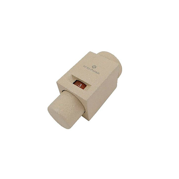 Термостатическая головка Schlosser MINI Square M30x1,5 белая