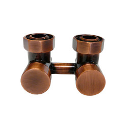 Узел подключения Schlosser эксклюзивный, прямой GZ3/4 x M22х1,5 античная медь