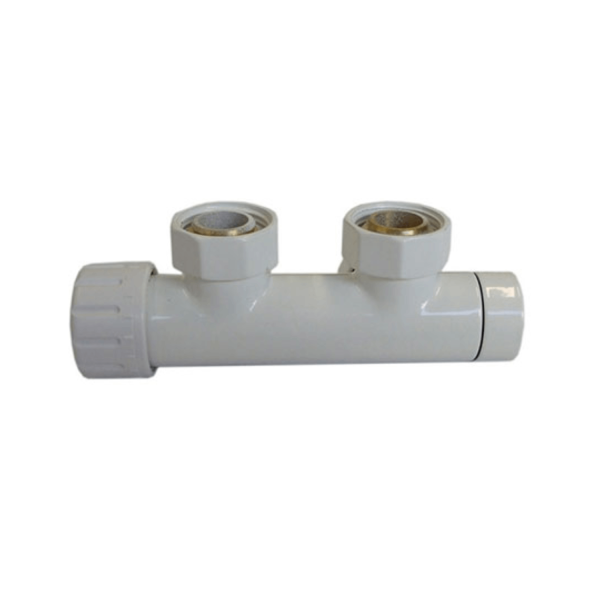 Узел Schlosser Duo-plex 3/4 x M22х1,5 прямой, белый
