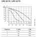 Циркуляційний насос Grundfos UPS25-70 Termojet 1 1/2", 130 мм