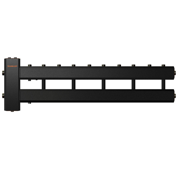 Колектор з гідрострілкою Termojet КГС52В125 (200) 60 kW, в кожусі, 5+1 контурів, виходи вгору