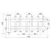 Колектор з гідрострілкою Termojet КГС62ВН125 (200) 60 kW, в ізоляції, 6+1 контурів, виходи вгору та вниз