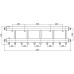 Коллектор Termojet К42Н125(240) 105 kW, без изоляции, 4+1 контуров, выходы вниз