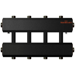 Коллектор Termojet К42ВН150(300) 175 kW, без изоляции, 4+1 контуров, выходы вверх и вниз
