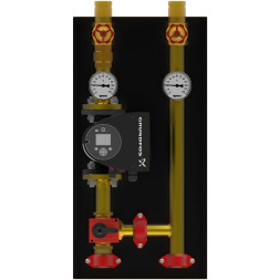 Насосная группа Termojet Mega со смесителем, без насоса, в теплоизоляции НГ-72 2"