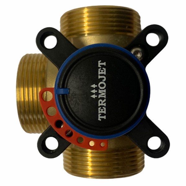 Трехходовой клапан с наружной резьбой Termojet 1 1/2" kvs 18, DN 40