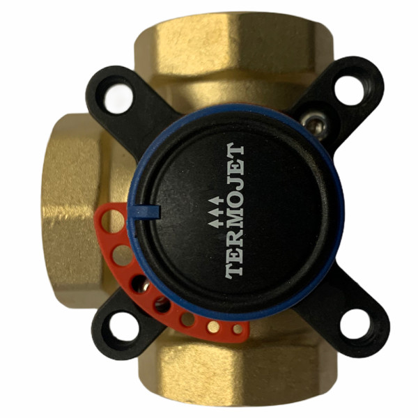 Трехходовой клапан с внутренней резьбой Termojet 1 1/4" kvs 18, DN 32