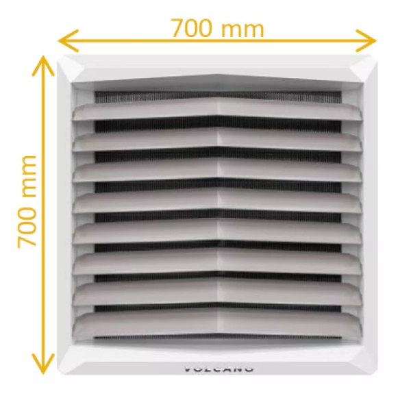 Тепловентилятор VTS EuroHeat VOLCANO VR3 EC, 13-75 кВт, 5700 м³/год з енергоефективним двигуном EC