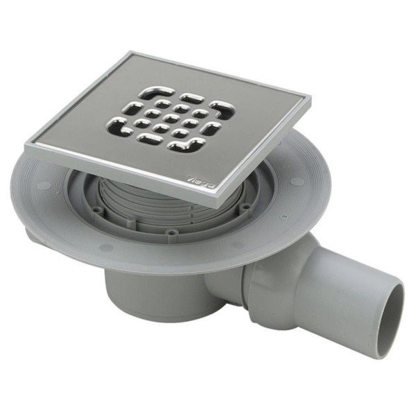 Трап угловой горизонтальный Viega Advantix, DN 50, 150х150, нерж. решетка