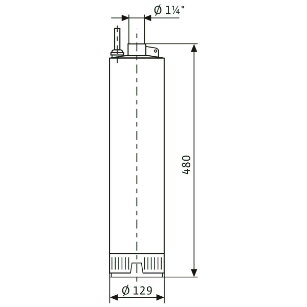 Скважинный многоступенчатый насос Wilo TWI5-FS 504 1~