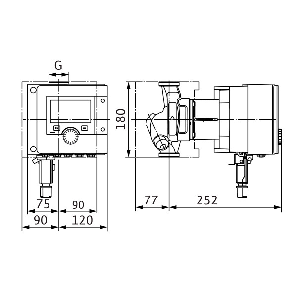 Циркуляційний насос Wilo Stratos MAXO 25/0,5-8 PN10-R7