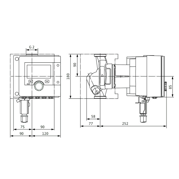 Циркуляційний насос Wilo Stratos MAXO 30/0,5-4 PN16