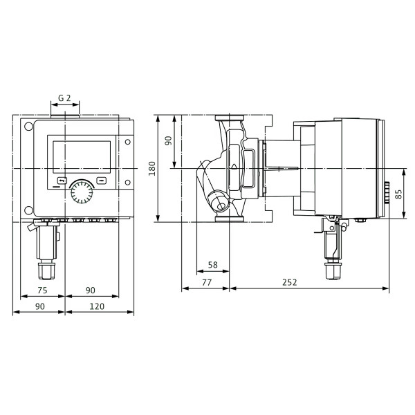 Циркуляційний насос Wilo Stratos MAXO 30/0,5-6 PN10