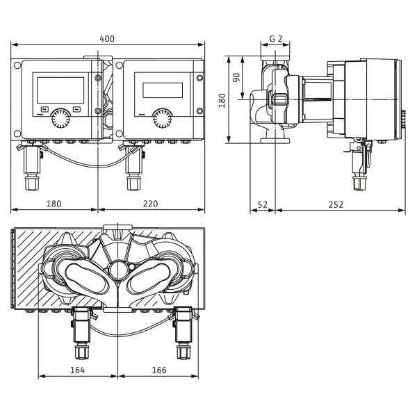 Циркуляційний насос Wilo Stratos MAXO-D 30/0,5-6 PN10-R7