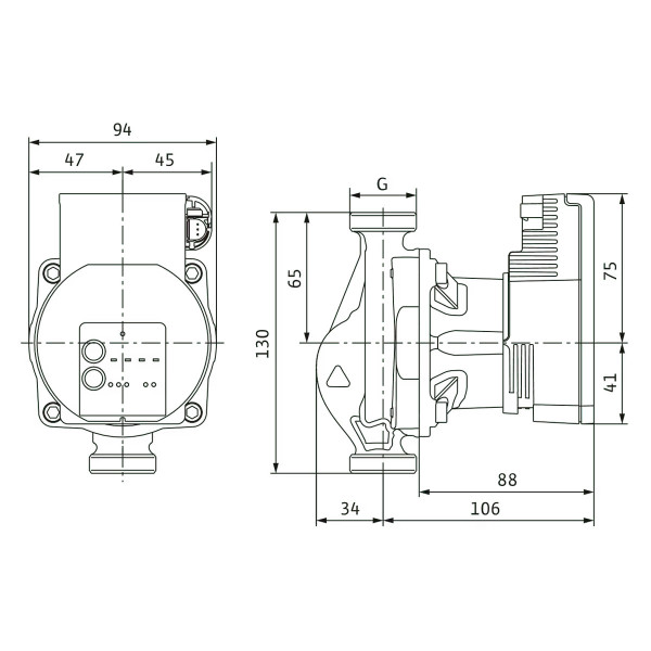 Циркуляційний насос Wilo VARIOS PICO-STG 25/1-8-130