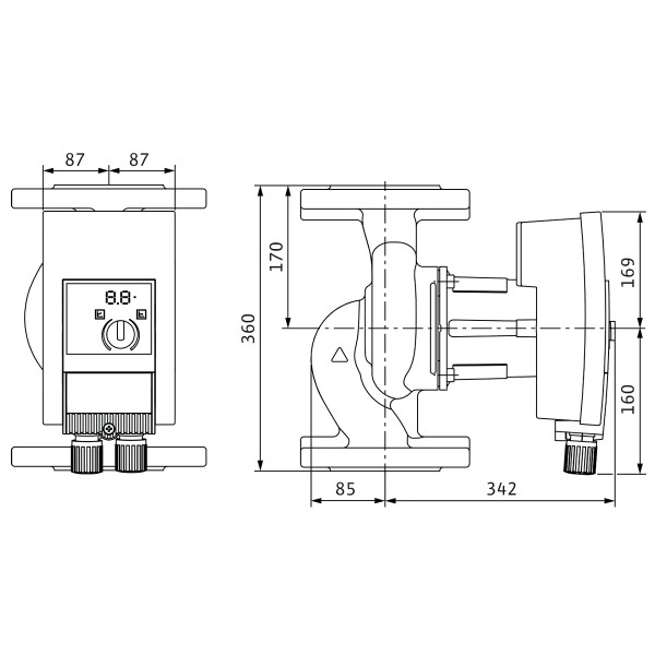 Циркуляційний насос Wilo Yonos MAXO 100/0,5-12 PN10