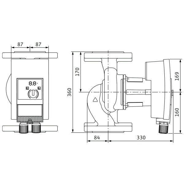 Циркуляційний насос Wilo Yonos MAXO 80/0,5-12 PN10