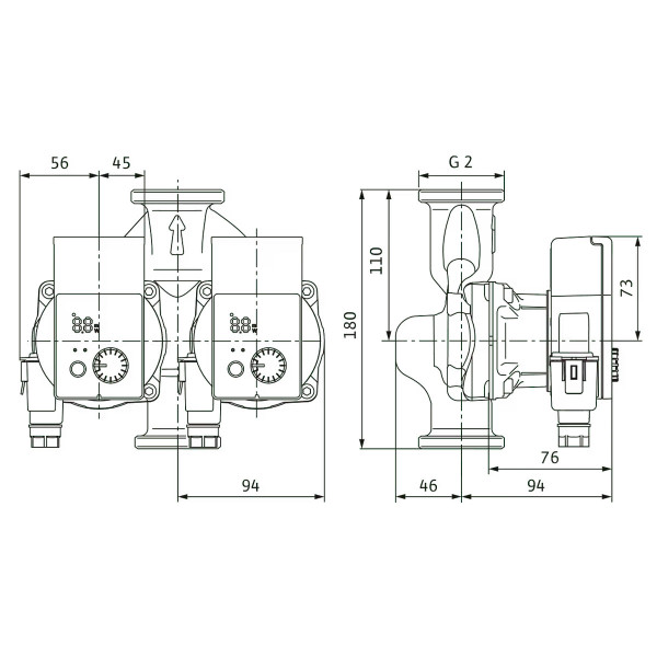 Циркуляційний насос Wilo Yonos PICO-D 30/1-6
