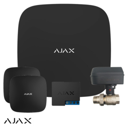  Система защиты от протечек Ajax Hub Black (2 датчика, 1 кран 3/4")