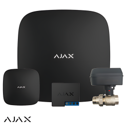  Система защиты от протечек Ajax Hub Black (1 датчик,1 кран 3/4")