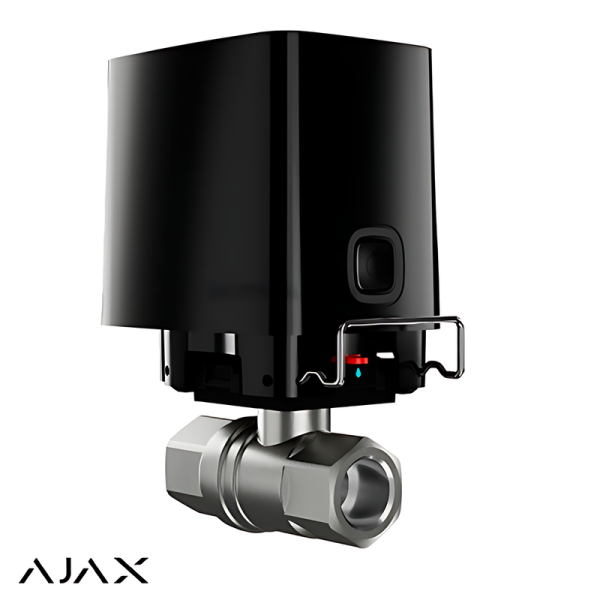  Ajax WaterStop 1" DN25 Jeweller Беспроводной кран с дистанционным управлением | черный