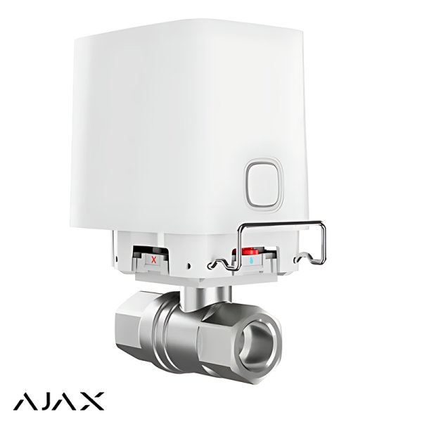  Ajax WaterStop 1" DN25 Jeweller Беспроводной кран с дистанционным управлением | белый 