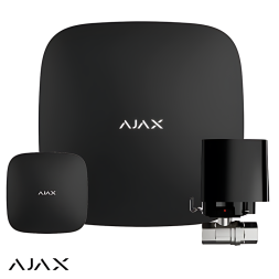  Система защиты от протечек Ajax Hub 2 (2G) Black (1 датчик, 1 кран 3/4")