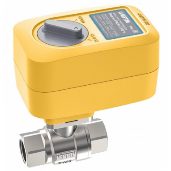 Готовое решение для системы Ajax с шаровым краном Neptun PROFI 12В 1" 25мм + ИБП Full Energy BBGP-123