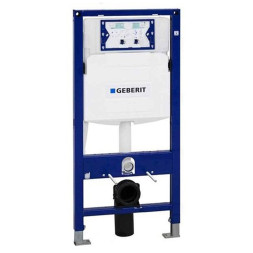 Инсталляционная система Geberit Duofix для подвесного унитаза, 112 см, с бачком скрытого монтажа Sigma 12 см (без креплений и клавиши смыва)