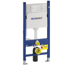 Инсталляционная система Geberit Duofix для подвесного унитаза, H 112, со встроенным бачком "Delta" 12см