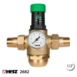 Редуктор давления воды HERZ 2682 1/2" +70°C