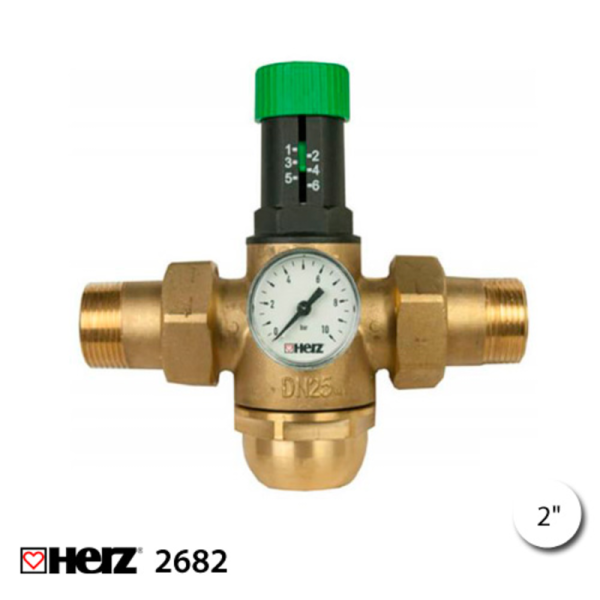 Редуктор давления воды HERZ 2682 2" +70°C