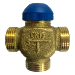 Термостатичний розподільний триходовий клапан HERZ CALIS-TS-RD, DN 15, KVS 3, 1/2"