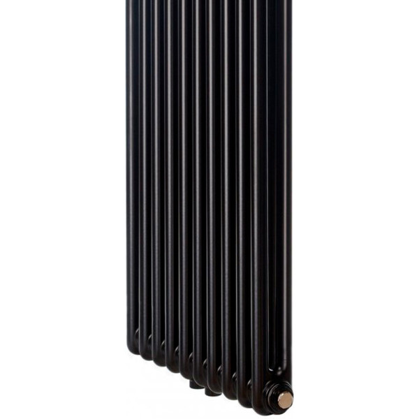 Радиатор Luxrad COLUMNUS, двухтрубный, 1800х450х66 мм, 1244 Вт, ZDС, черный матовый