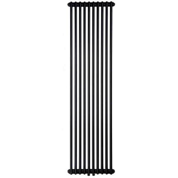 Радиатор Luxrad COLUMNUS, двухтрубный, 1800х450х66 мм, 1244 Вт, ZDС, черный матовый