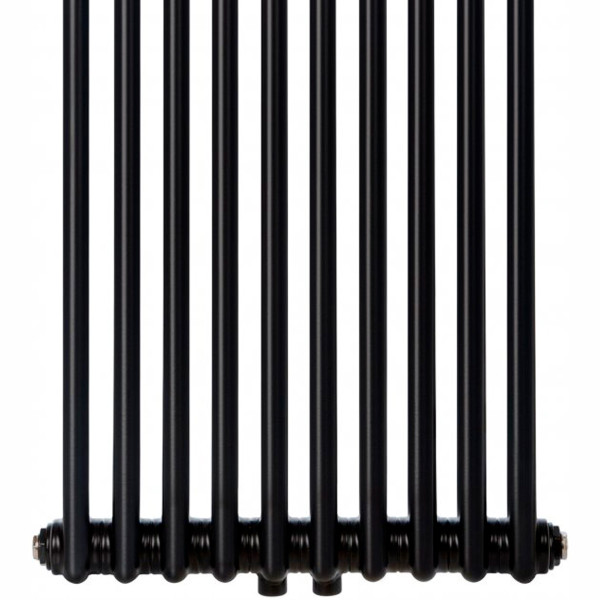 Радиатор Luxrad COLUMNUS, двухтрубный, 1800х450х66 мм, 1244 Вт, ZDС, черный матовый