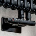 Радиатор Luxrad COLUMNUS, двухтрубный, 1800х450х66 мм, 1244 Вт, ZDС, черный матовый