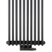 Радиатор Luxrad COLUMNUS, двухтрубный, 2000х450х66 мм, ZDС, 1387 Вт, антрацит